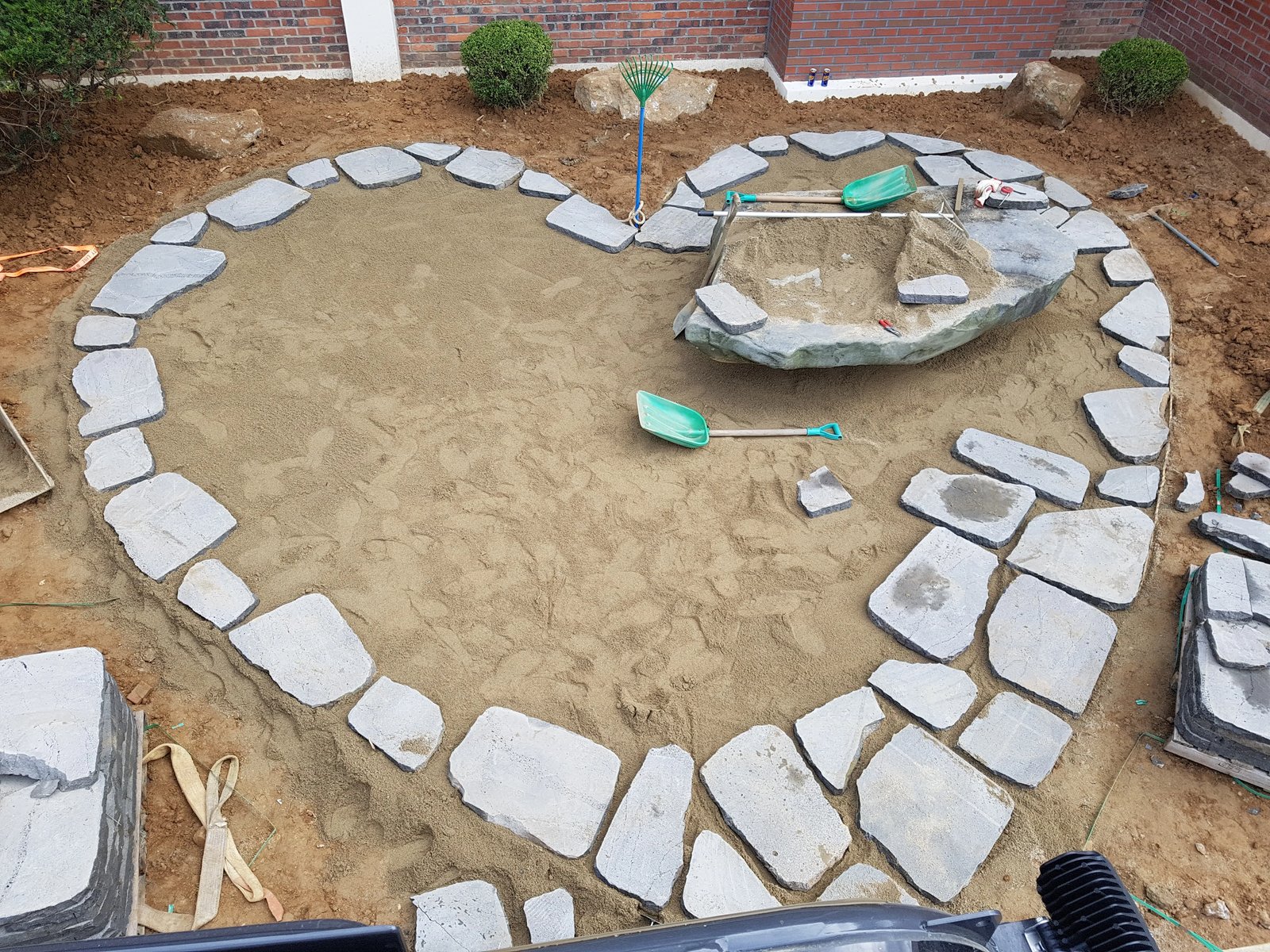 모던 격식 잔디 정원 시공